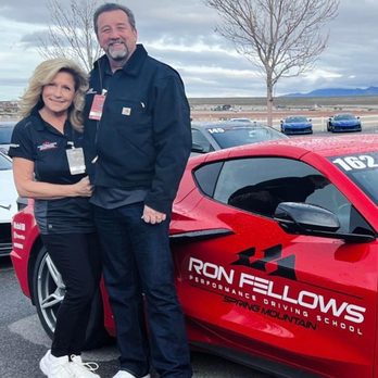 Spring Mountain - Standing next to my Ron Fellows C8 school car! Hubby was in the Z06 class! - Race Tracks Near Me - Pahrump, Nevada