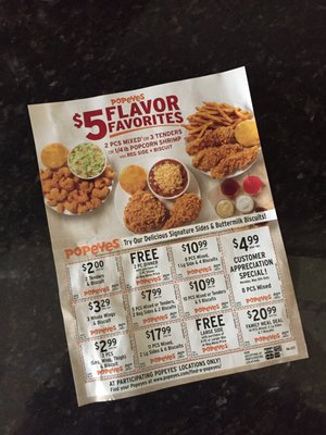 Menu photo 2 Popeyes Louisiana Kitchen Round Rock, TX Menu photo 2 Popeyes Louisiana Kitchen Round Rock, TX