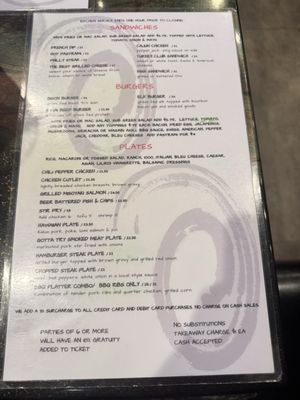Menu photo 2 Rob's Good Times Grill Lihue, HI Menu photo 2 Rob's Good Times Grill Lihue, HI