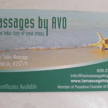 Massages By Avo - Massage Near Me - Pasadena, California Massages By Avo - Massage Near Me - Pasadena, California