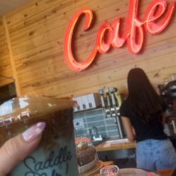 Cereal oat milk latte
