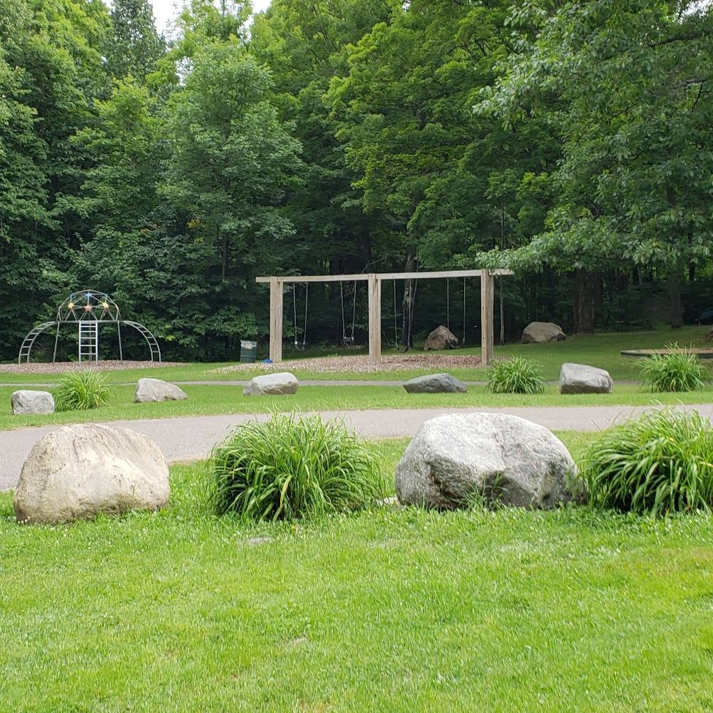 Veterans Memorial Park - small playground by the lake - Campgrounds Near Me - Deerbrook, Wisconsin