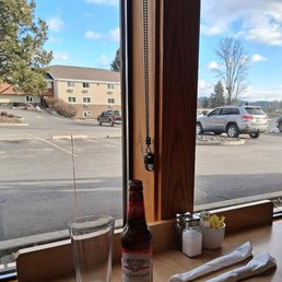 Lunch, and our stay in the background...