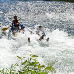 Northwest Whitewater Adventures - Getting wet on our halfday trip North Santiam river.