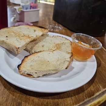The Eating Room - Buttered Sourdough Toast & Apricot Jelly - American Near Me - Redlands, California