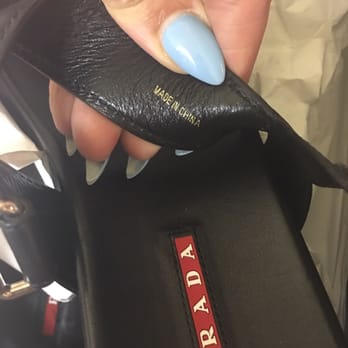 Prada - Made in China $300 bucks! - Shoe Stores Near Me - Cabazon, California