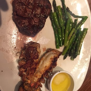 Outback Steakhouse - Filet Mignon (6oz) & Lobster (6oz) w/ asparagus - Steakhouses Near Me - Princeton, West Virginia