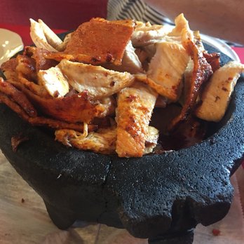 Cholula - Massive molcajete for two! (But it's really enough for three). Includes chorizo, spicy pork, steak, and chicken! - Mexican Near Me - Englishtown, New Jersey Cholula - Massive molcajete for two! (But it's really enough for three). Includes chorizo, spicy pork, steak, and chicken! - Mexican Near Me - Englishtown, New Jersey