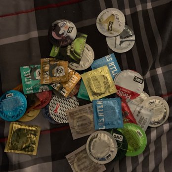 Lovers - A plethora of assorted condoms. Part of their sale. - Lingerie Near Me - Orange, California