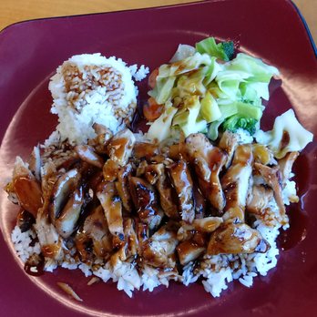 Teriyaki secret - teri chicken plate, so good! - Asian Fusion Near Me - Blaine, Washington
