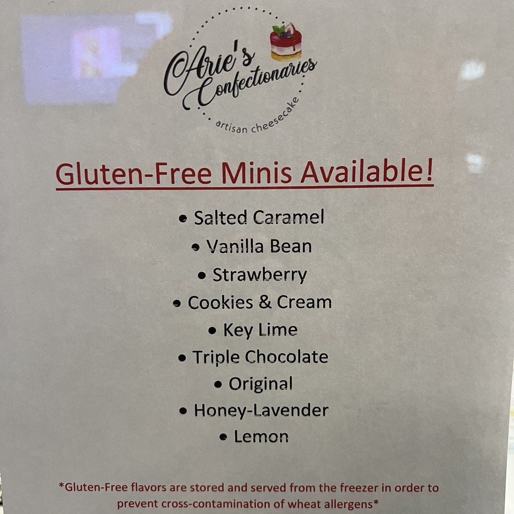 Arie's Artisan Cheesecake - Menu - Desserts Near Me - Evans, Georgia Arie's Artisan Cheesecake - Menu - Desserts Near Me - Evans, Georgia