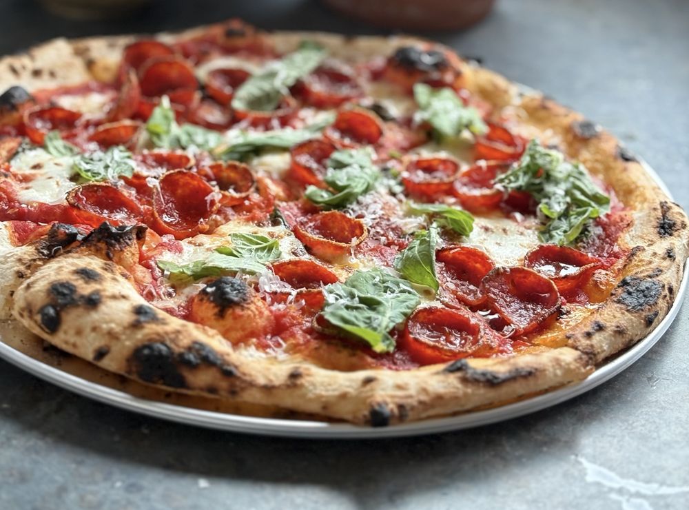 Food from Augustine's Pizza Club