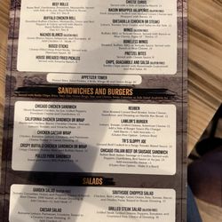 Lawlor's Bar - Menu