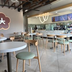 Inside seating is adorable