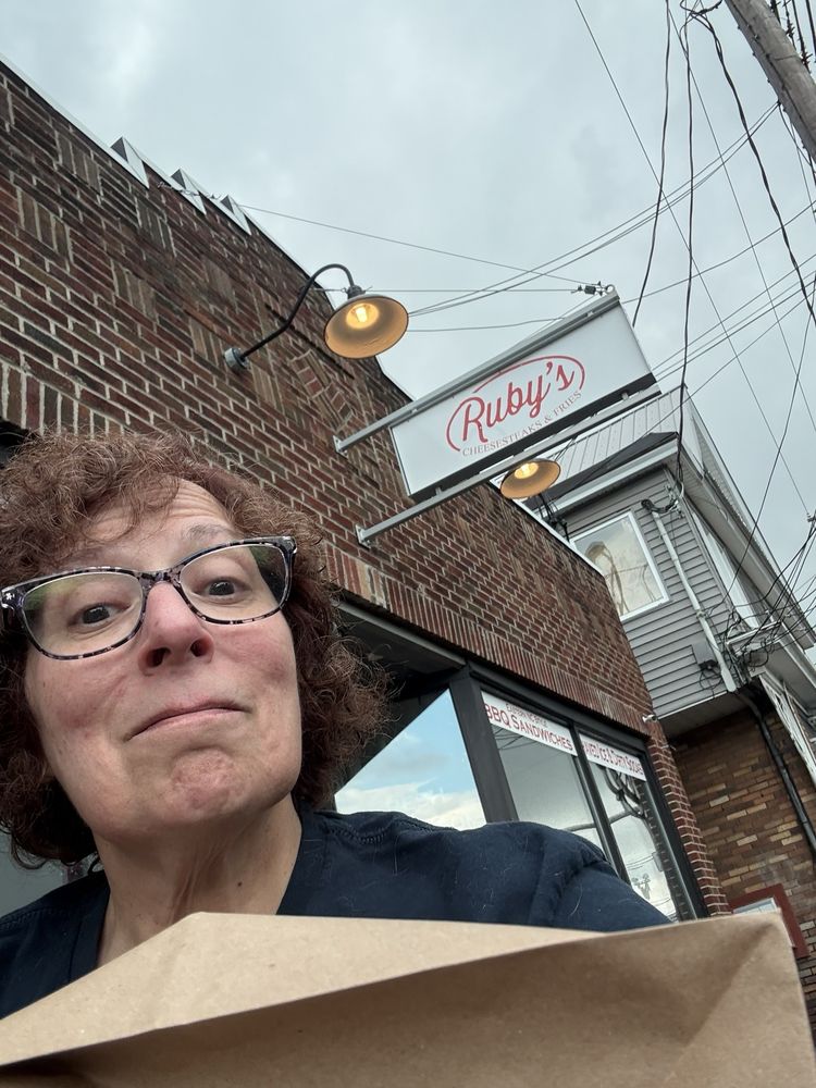 Food from Ruby’s Cheesesteaks & Fries