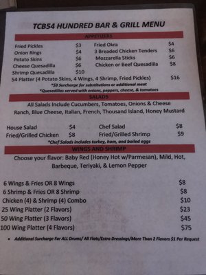 Menu photo 4 Tcb 54 Bar & Grill Charlotte, NC Menu photo 4 Tcb 54 Bar & Grill Charlotte, NC