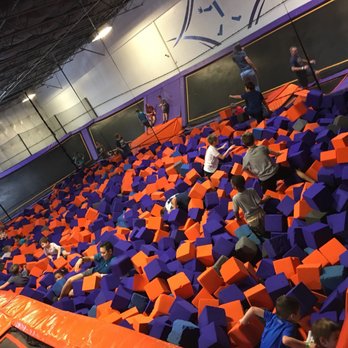 Altitude Trampoline Park at KELLER - Foam pit. - Trampoline Parks Near Me - Fort Worth, Texas Altitude Trampoline Park at KELLER - Foam pit. - Trampoline Parks Near Me - Fort Worth, Texas