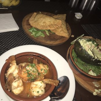 Casa d'Paco - Garlic shrimp , chicken empanadas . Stuffed crab avocado - Spanish Near Me - Newark, New Jersey Casa d'Paco - Garlic shrimp , chicken empanadas . Stuffed crab avocado - Spanish Near Me - Newark, New Jersey