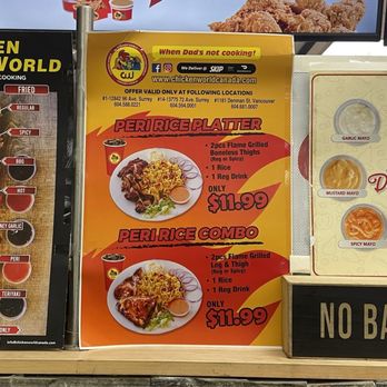 Chicken World - Menu (Nov 2024) - Chicken Shop Near Me - Vancouver, British Columbia