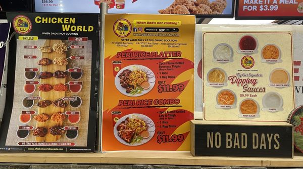 Menu photo 7 Chicken World Vancouver, BC