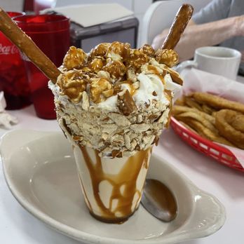 The Parlour of Jackson - Carmel popcorn pretzel shake - Ice Cream & Frozen Yogurt Near Me - Jackson, Michigan The Parlour of Jackson - Carmel popcorn pretzel shake - Ice Cream & Frozen Yogurt Near Me - Jackson, Michigan