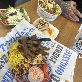 Nick The Greek - Beef/lamb gyro plate - Greek Near Me - Visalia, California
