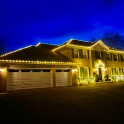 Bluetree Home Services - Holiday lights last season!