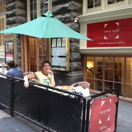 Enjoying Indian in Melbourne w/ my Second Mate...