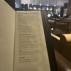 Bijou Bar - Menu