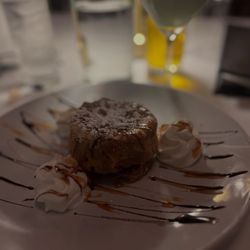 A Salute Restaurant - Apple cake dessert.