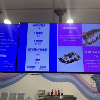 Cosmic Ice Cream - Menu - Ice Cream & Frozen Yogurt Near Me - Houston, Texas Cosmic Ice Cream - Menu - Ice Cream & Frozen Yogurt Near Me - Houston, Texas