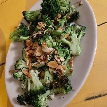 Picaro - Grilled Broccoli with garlic and almonds - Spanish Near Me - San Francisco, California