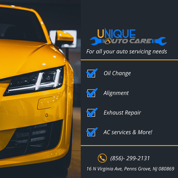 Unique Auto Care - Auto Repair Near Me - Penns Grove, New Jersey
