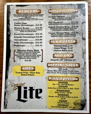 CHASERS FOOD & SPIRITS - Updated March 2026 - 8405 W 12th St, Sioux ...