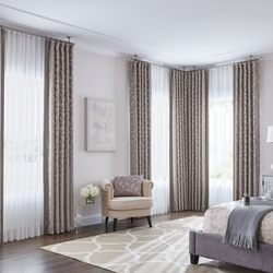 WinDecor Window Coverings - Window Coverings - Drapes Master Bed Room Area