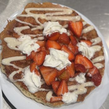 Baja Cafe on Campbell - Strawberry pancake - Breakfast & Brunch Near Me - Tucson, Arizona Baja Cafe on Campbell - Strawberry pancake - Breakfast & Brunch Near Me - Tucson, Arizona