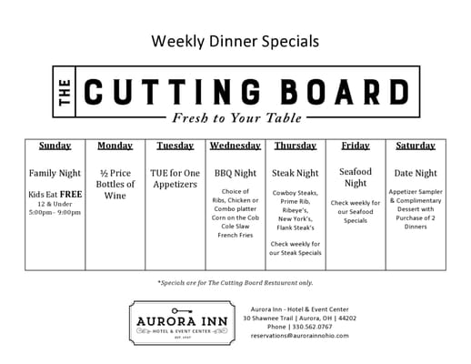 Menu photo 5 The Cutting Board Aurora, OH Menu photo 5 The Cutting Board Aurora, OH