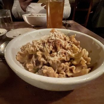 The Red Hen - Mafalde Pasta (with mushrooms) - Italian Near Me - Washington, DC, District of Columbia