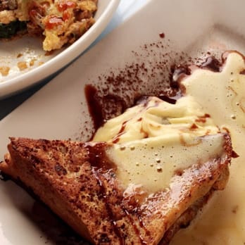26 Beach Restaurant - Tiramisu French toast and Rajun Cajun (it looks even better when it's half eaten) - New American Near Me - Venice, California 26 Beach Restaurant - Tiramisu French toast and Rajun Cajun (it looks even better when it's half eaten) - New American Near Me - Venice, California