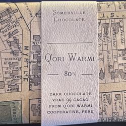 Somerville Chocolate - Q'ori Warmi 80% Dark Chocolate