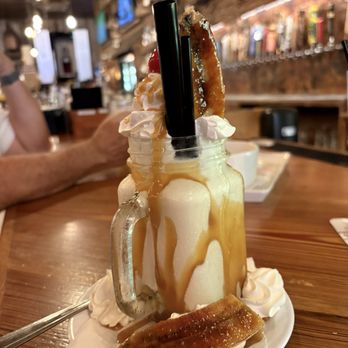 Prohibition Kitchen - Spiked Bananas Foster milkshake - Bars Near Me - St. Augustine, Florida