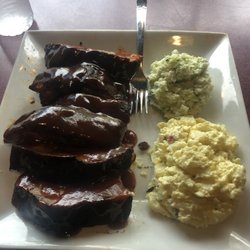 The Hatfield Rib House - Ribs, coleslaw, potato salad