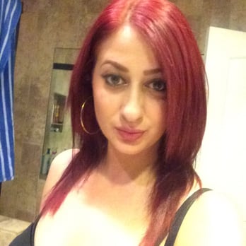 Hunny & Jade - Hair by Aliki! Sorry for the bathroom pic! - Hair Salons Near Me - Long Beach, California