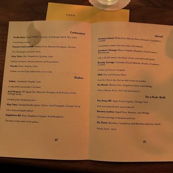 Bar Contra - Cocktail Menu - New American Near Me - New York, New York