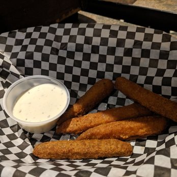 Marshall Street Bar and Grill - A whole order of zucchini fries - comes with 6 fries (one was eaten before I took the photo) and costs $8 - Bars Near Me - Rochester, New York Marshall Street Bar and Grill - A whole order of zucchini fries - comes with 6 fries (one was eaten before I took the photo) and costs $8 - Bars Near Me - Rochester, New York