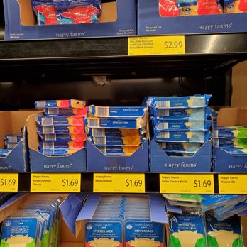 ALDI - a display of a variety of food items - Grocery Near Me - Lewisville, Texas