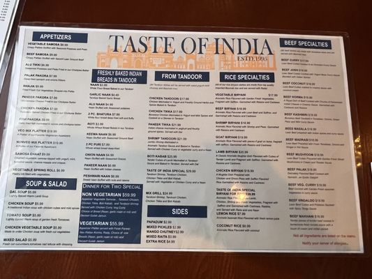 Taste of India by null