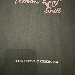 Lemonleaf Grill - Menu