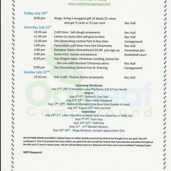 Oakleaf Family Campground - Activities for the entire family - Campgrounds Near Me - Chepachet, Rhode Island Oakleaf Family Campground - Activities for the entire family - Campgrounds Near Me - Chepachet, Rhode Island