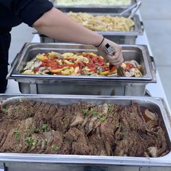 Classic Catering At 625 - Santa Maria Tri-Tip thinly sliced and seasoned to perfection!